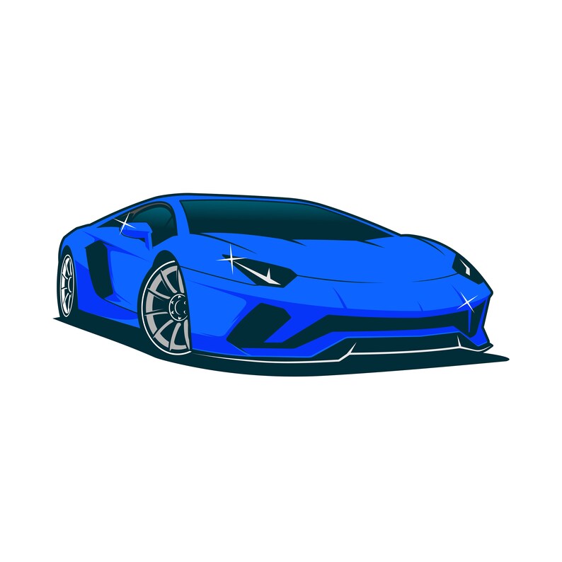Lamborghini aventador svg
