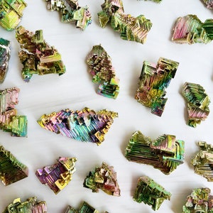 Bismuth Crystal | Bismuth Sculpture | Crystal Display | Home Decor | Gift | Multiple Size to Chose From
