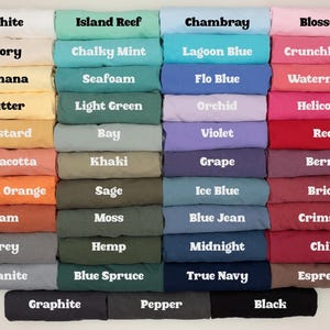 Comfort Colors Summer Beach Tee | Girly Beach Bows & Seashells T-Shirt | Colorful Summer Graphic Tee image 10
