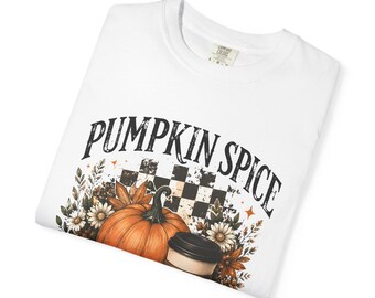 Pumpkin Spice Coffee Club T-Shirt | Fall Pumpkin Latte Tee