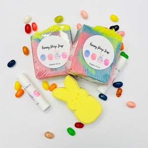 Bunny Poop Easter Basket Stuffers, Easter Bunny Soap, Easter Bunny Lip Balm, Easter Bath Bombs
