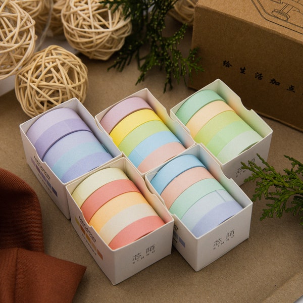 Lot 5 Washi Tape Pastel