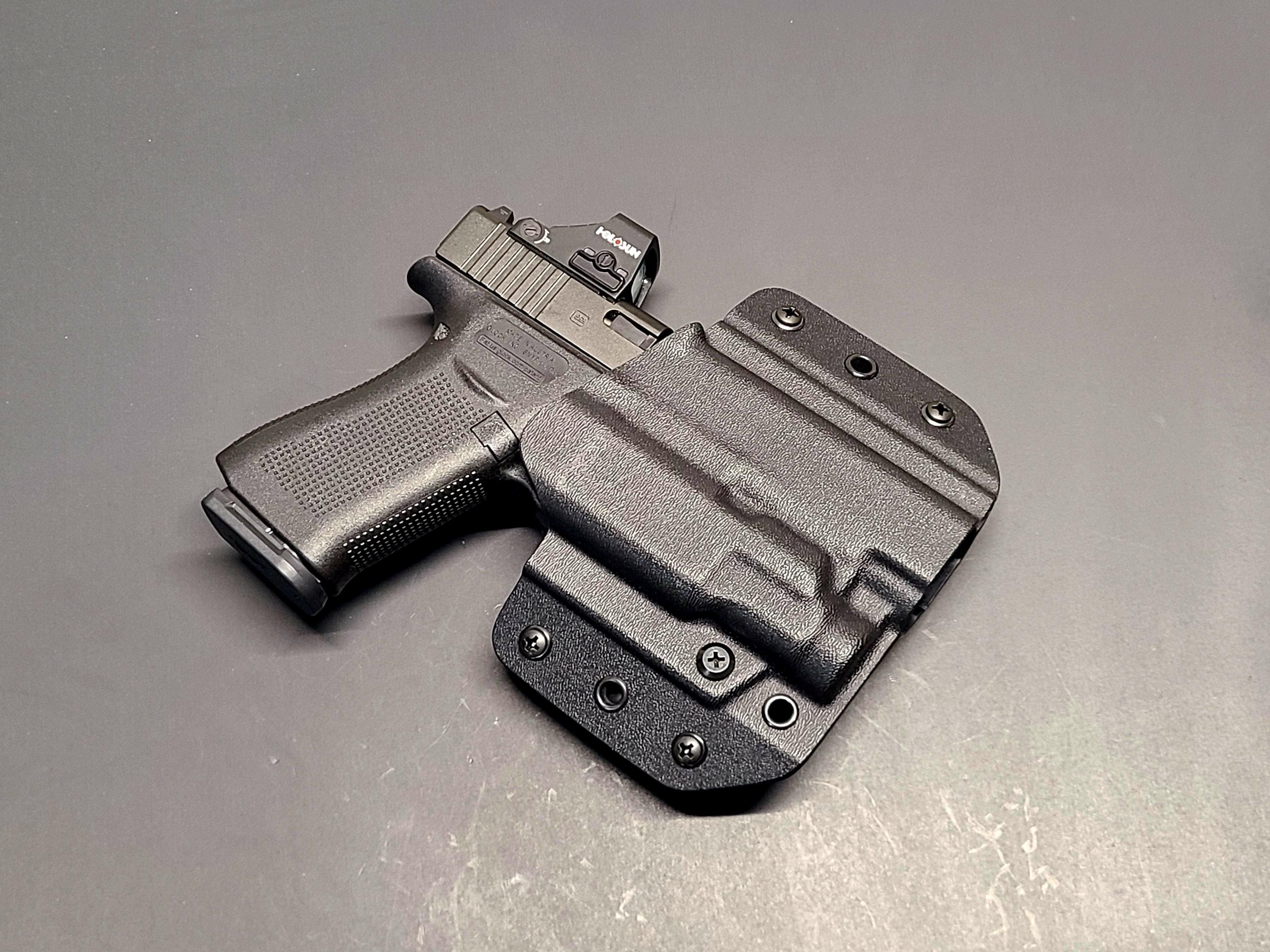 Glock 43x/48 MOS W/ Streamlight Tlr-7 Sub OWB Pancake Holster - Etsy