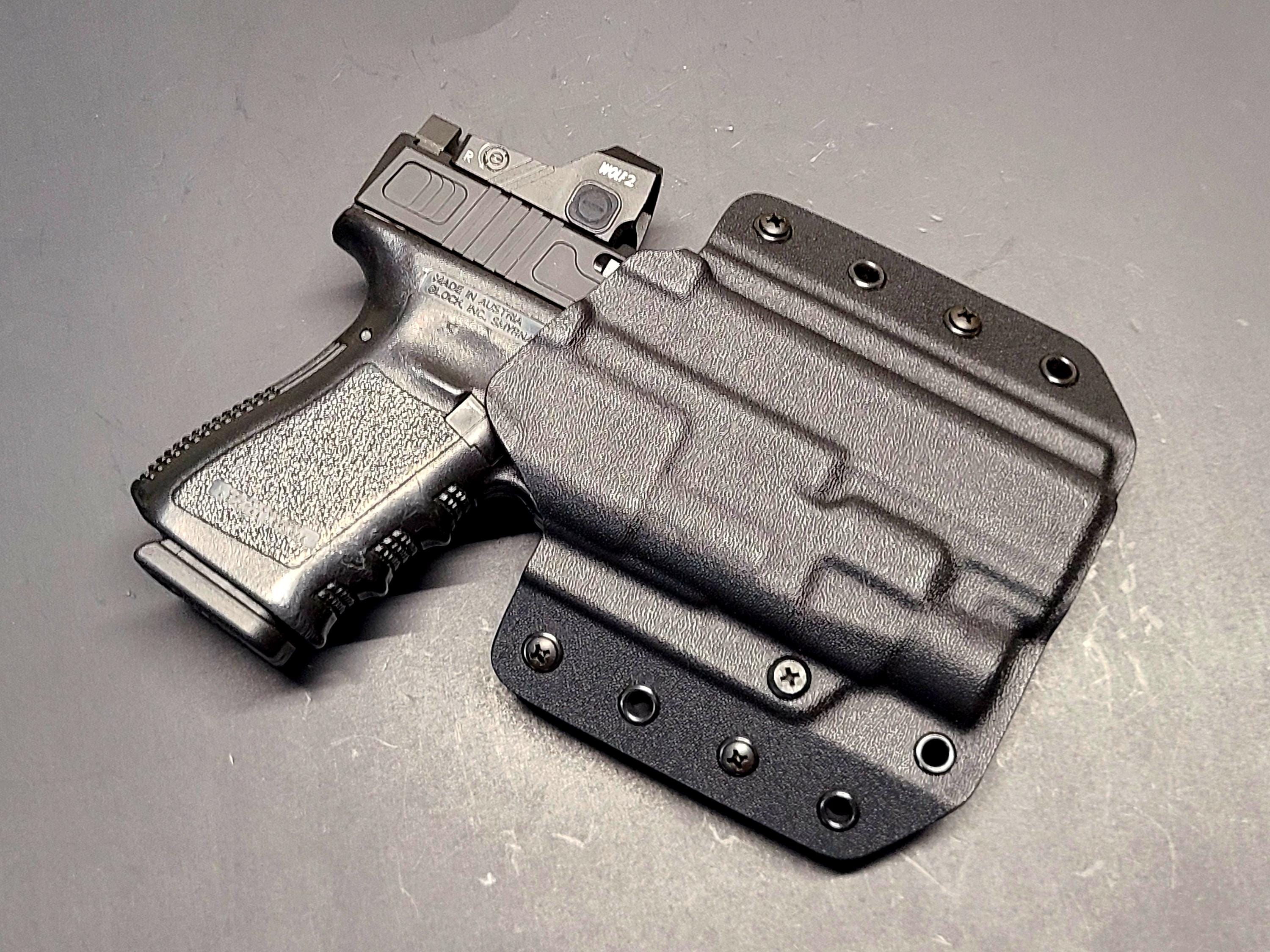 Glock 19/19x/17/45/47/49 Mos W/ Streamlight TLR7-HLX OWB Pancake