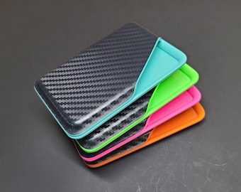 Kydex Wallet - Black Carbon Fiber over Color (Multiple Colors Available)