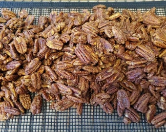 Cherrywood smoked maple pecans