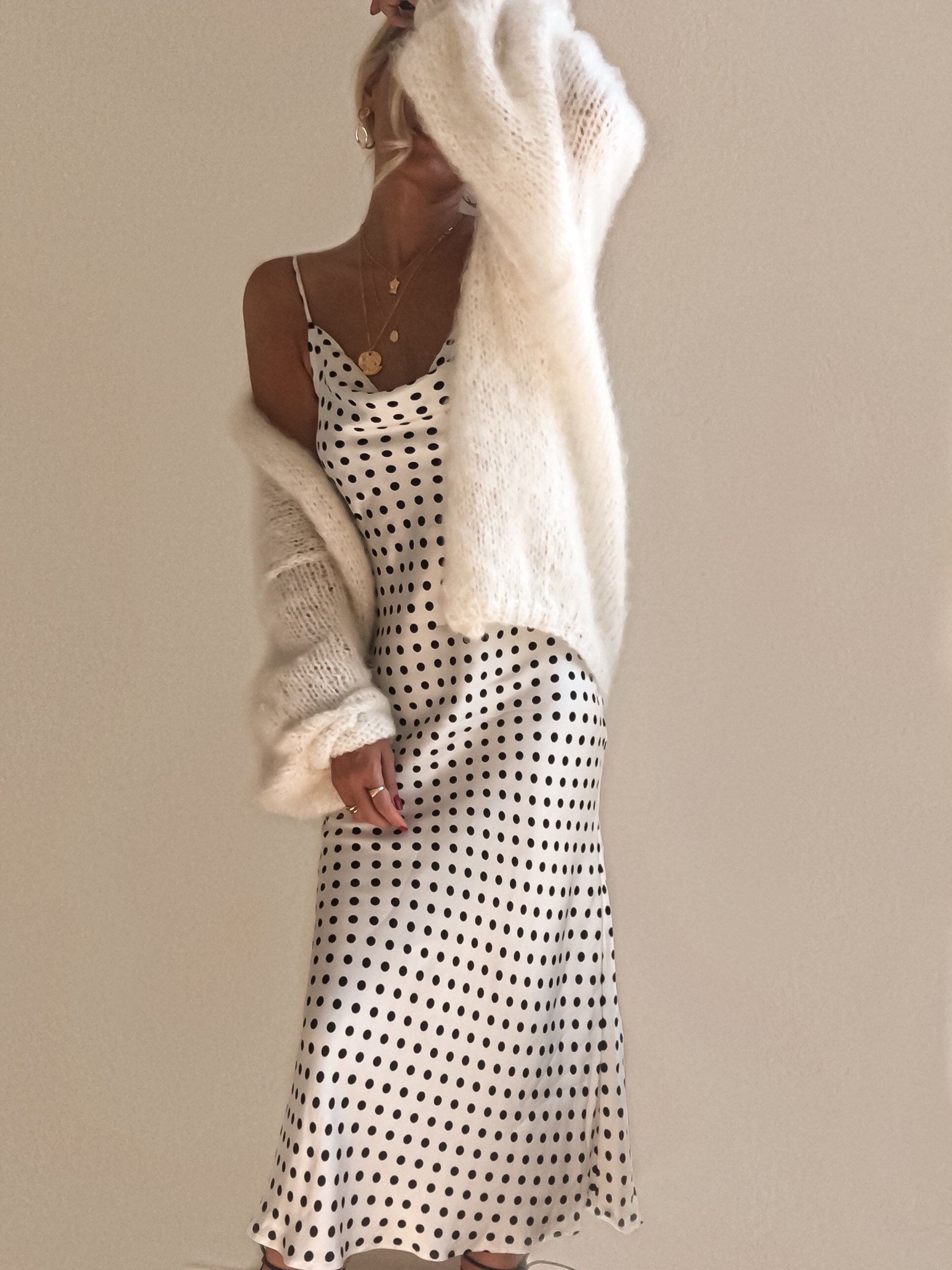 トップス OHOTORO Bold Handmade Cardigan ivory OHOTORO Bold Handmade Cardigan ivory OHOTORO Bold Handmade