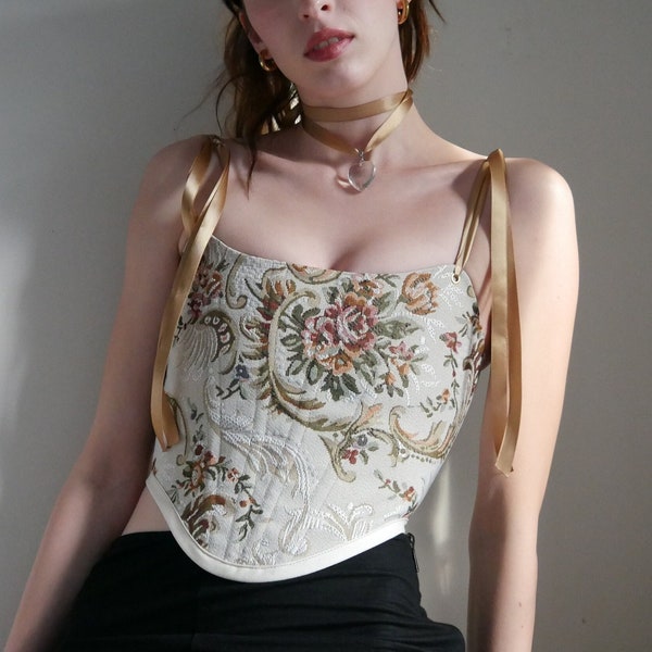 Vintage Tapestry Corset