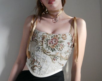 Vintage Tapestry Corset