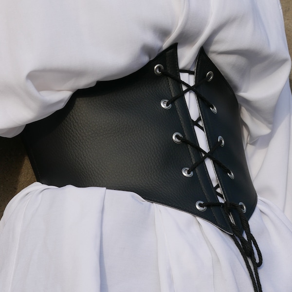 Black Underbust Corset