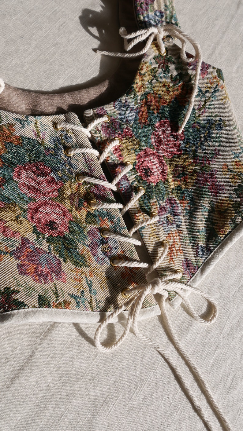 corset fleuri vintage image 8