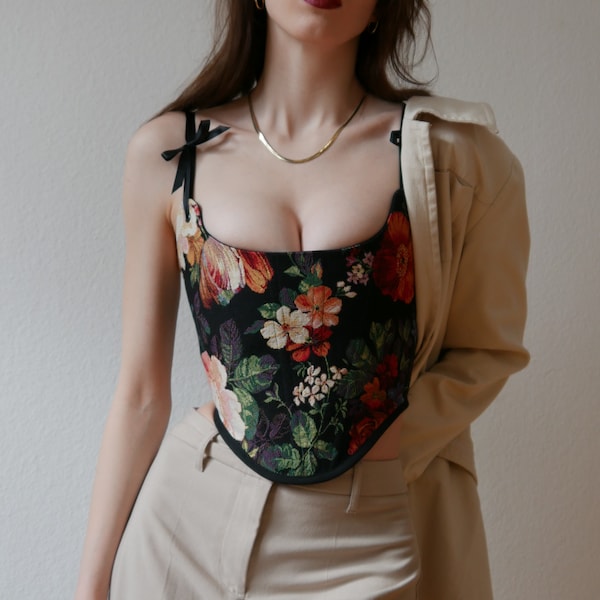 Floral Corset Top