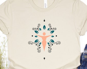 Yoga Shirt, Namaste Graphic Tee, spirituelles Geschenk