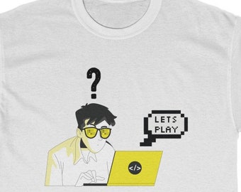 T-shirt codeur, cadeau développeur amusant, t-shirt unisexe en coton épais