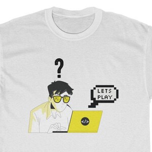 Coder T-Shirt, Funny Developer Gift, Unisex Heavy Cotton Tee