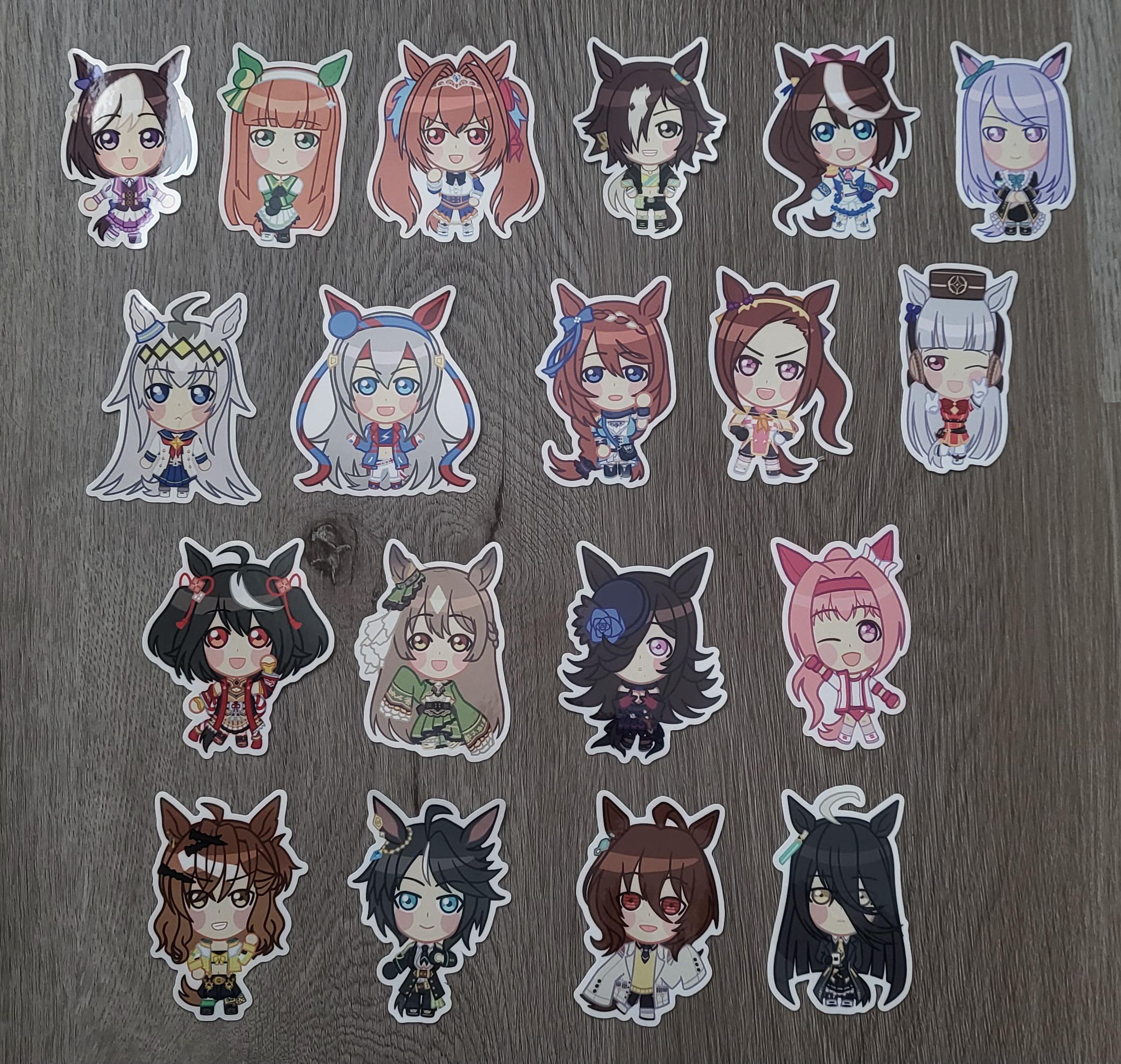 Uma Sticker Set Uma Musume 3inch Stickers - Etsy