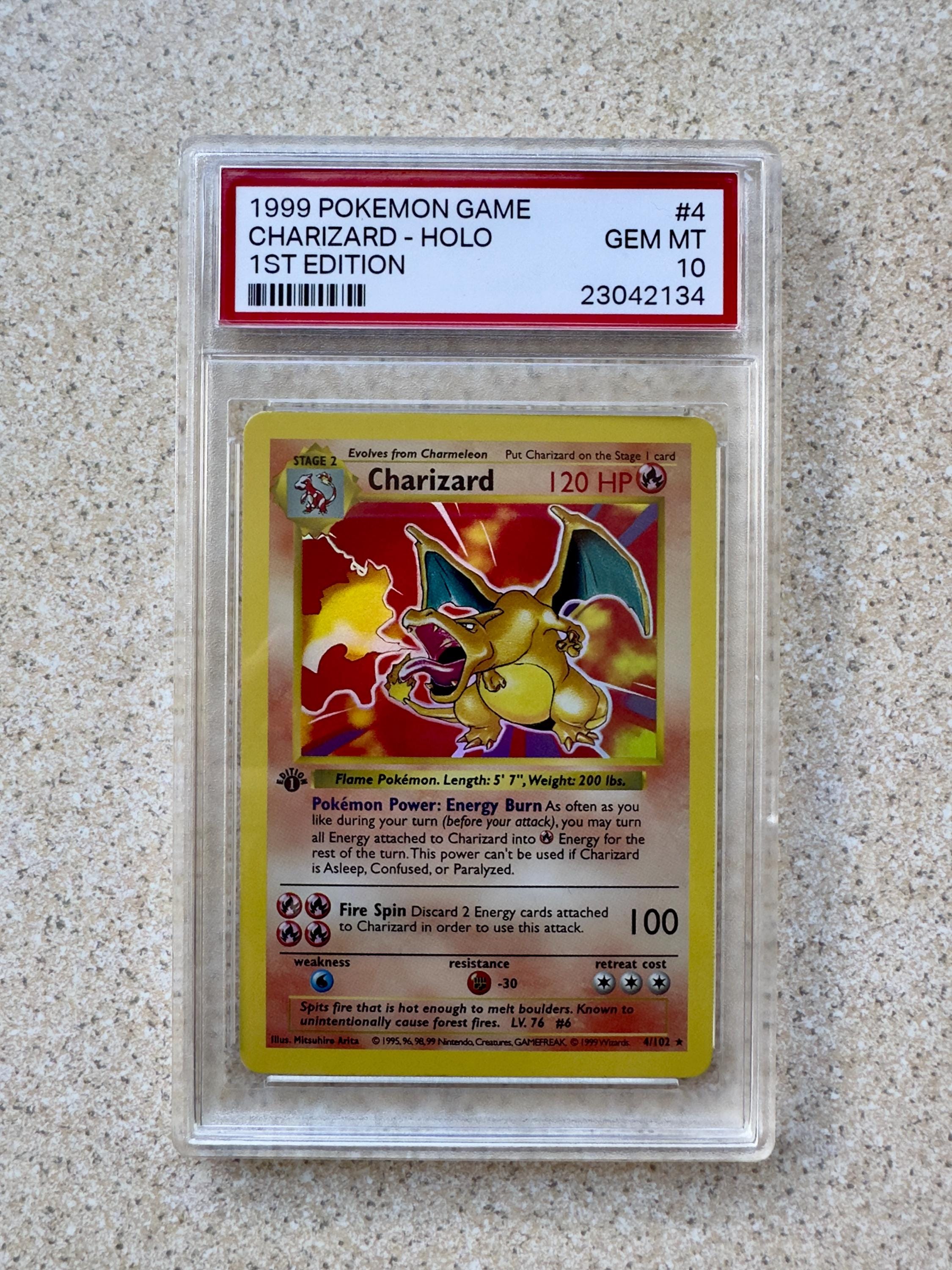 プロキシ スラブ リザードン ベースセット 1st Edition シャドウレス