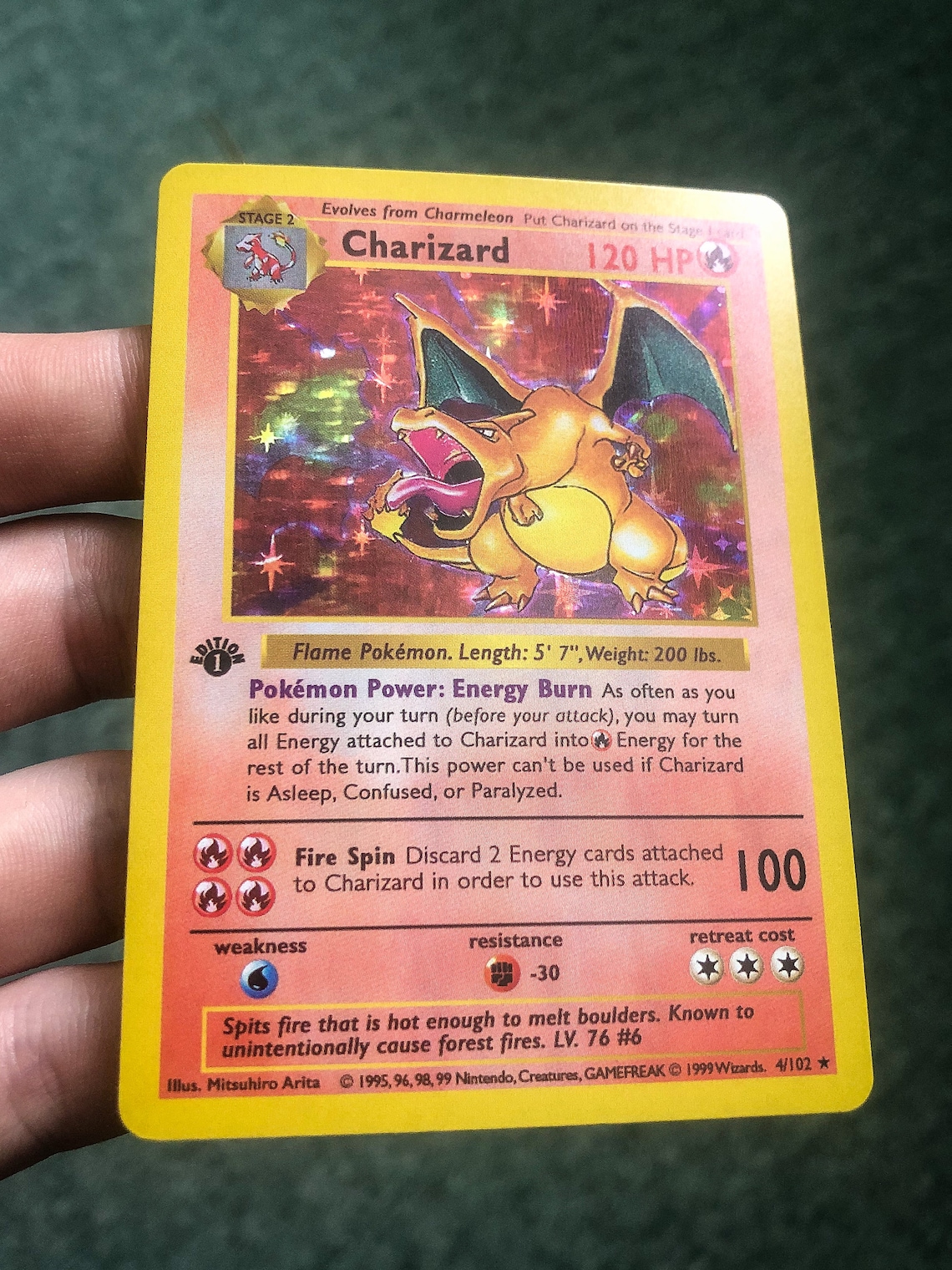 2x Holo 1st Edition Shadowless Charizard Base Set 1 Premium Etsy