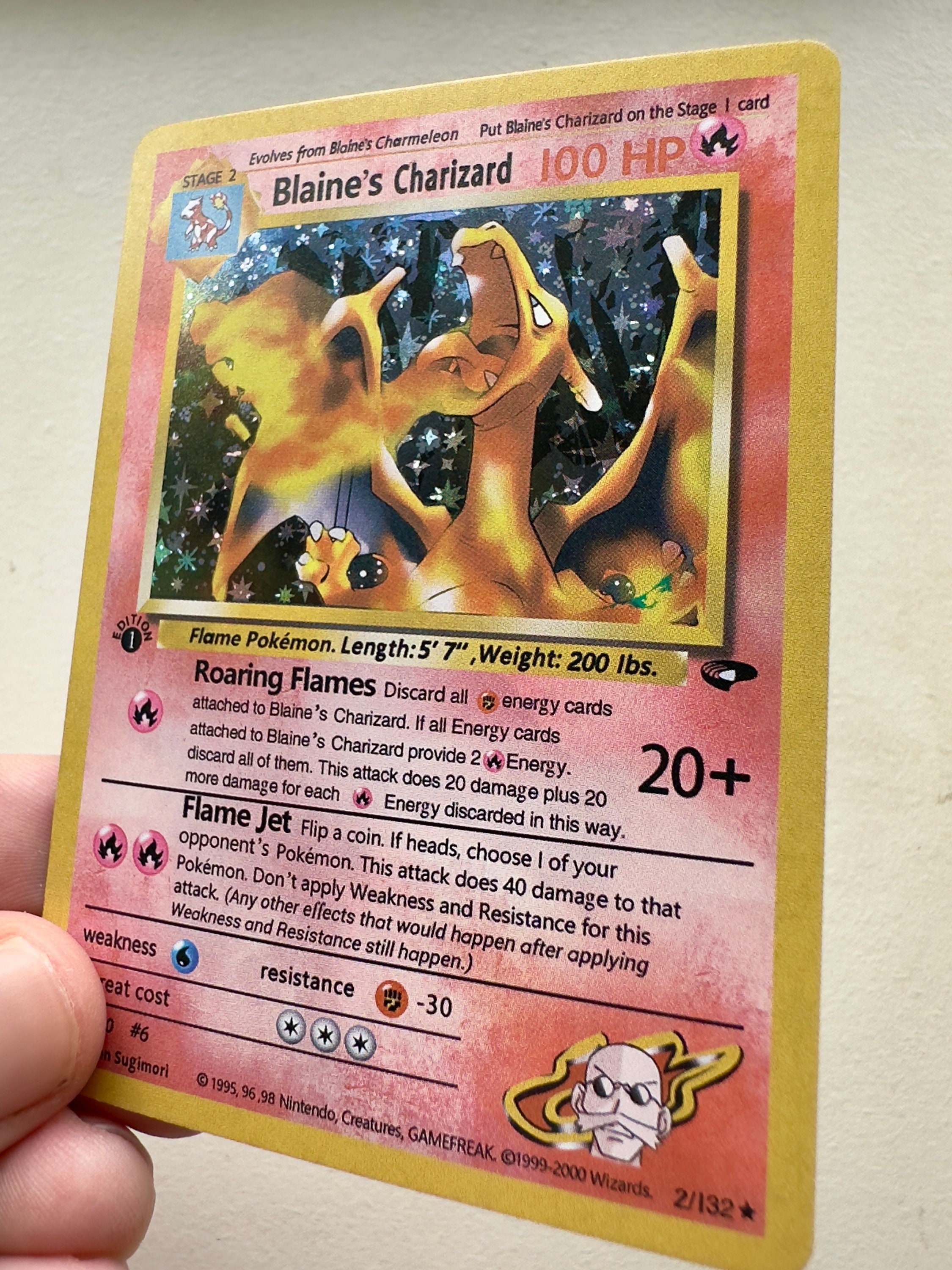 ポケモンカードゲーム Blaine's Charizard 100 HP Pokemon Japanese Gym #006 BLAINE'S CHARIZARD HP100 Lv50 Holo