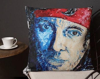 Bruce pillow, Bruce Springsteen pillow, Rock star pillow, Art pillow, Makes a great gift, Bedroom Decor, Living Room, Pillow