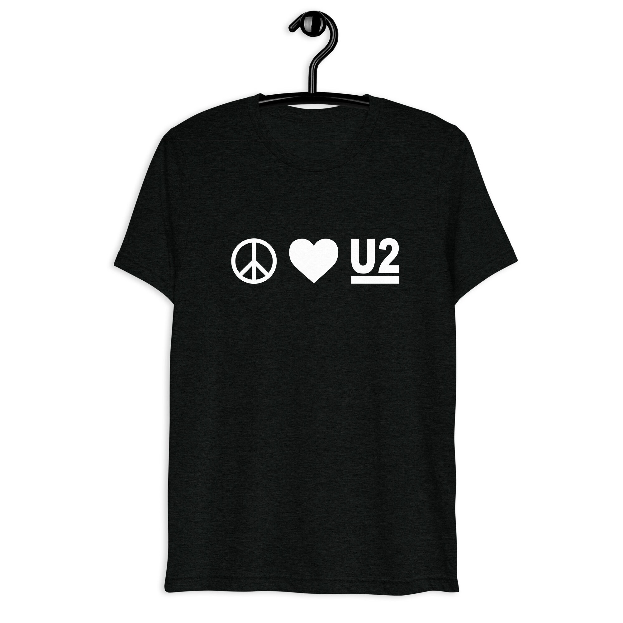 Peace, Love & U2 – Short Sleeve T-shirt - Etsy