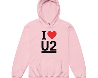 I love U2 - Youth heavy blend hoodie