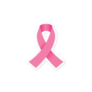 Pink Ribbon Breast Cancer Awareness – Bubble-free stickers