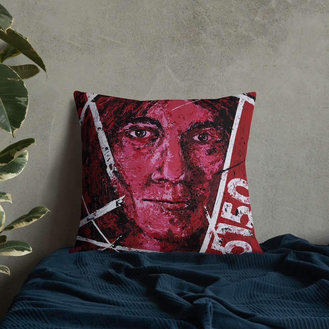 EVH Pillow Eddie Van Halen Pillow Rock Star Pillow Art Etsy