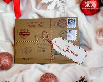 Personalised Letter From Santa, Father Christmas Letter, Nice List Certificate, Stocking Filler, North Pole Letter.