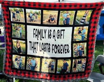 Custom Personalised Sublimation Photo Blanket