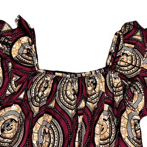 African Fabric Ankara Maxi dress