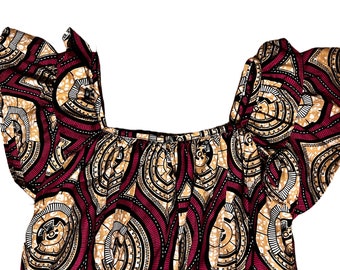African Fabric Ankara Maxi dress