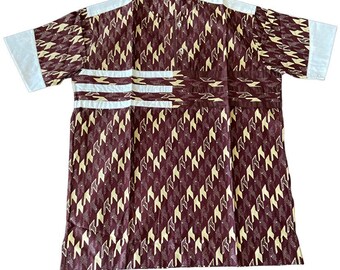 Men's Ankara Short Sleeve Shirt | African Print Fashion