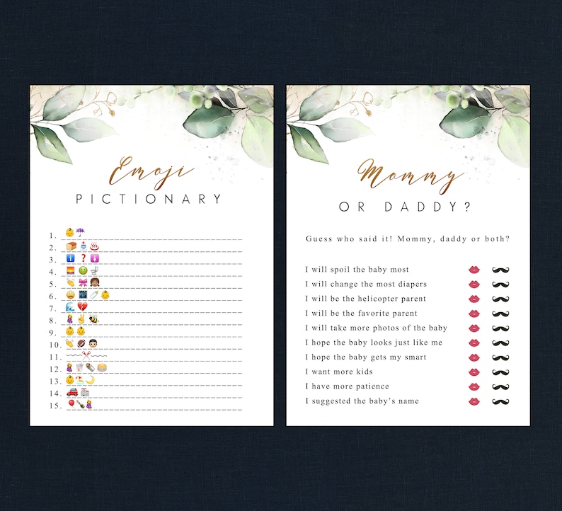 Virtual baby shower games mumucollective