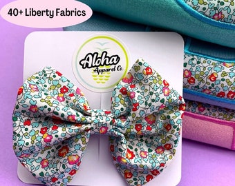 Liberty of London Hair Bow | Baby, Toddler, Girl Clip Bow | Kids Hair Accessories