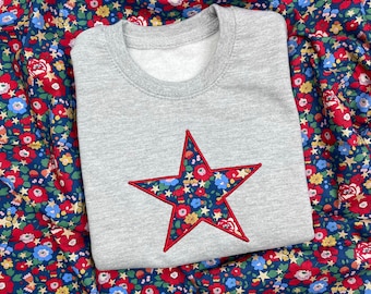 Children's Liberty of London Star Sweatshirt | Christmas matching jumpers