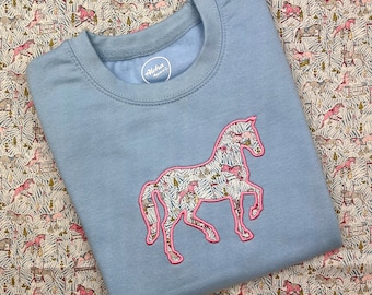 ADULT Liberty of London Personalised Horse Jumper | Adult Horse Riding jumper