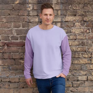 Recycled Fabric Sweatshirt Unisex Printed Design Eco Friendly Fashion Sustainable Clothing Option Comfortable Everyday Wear Brushed Fleece Interior Soft Against Skin Hand Sewn Construction Quality Crafted Garment Winter Wardrobe Essential