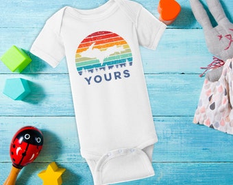 UP YOURS - Upper Peninsula Michigan Infant Bodysuit -  Super Soft Baby Bodysuit