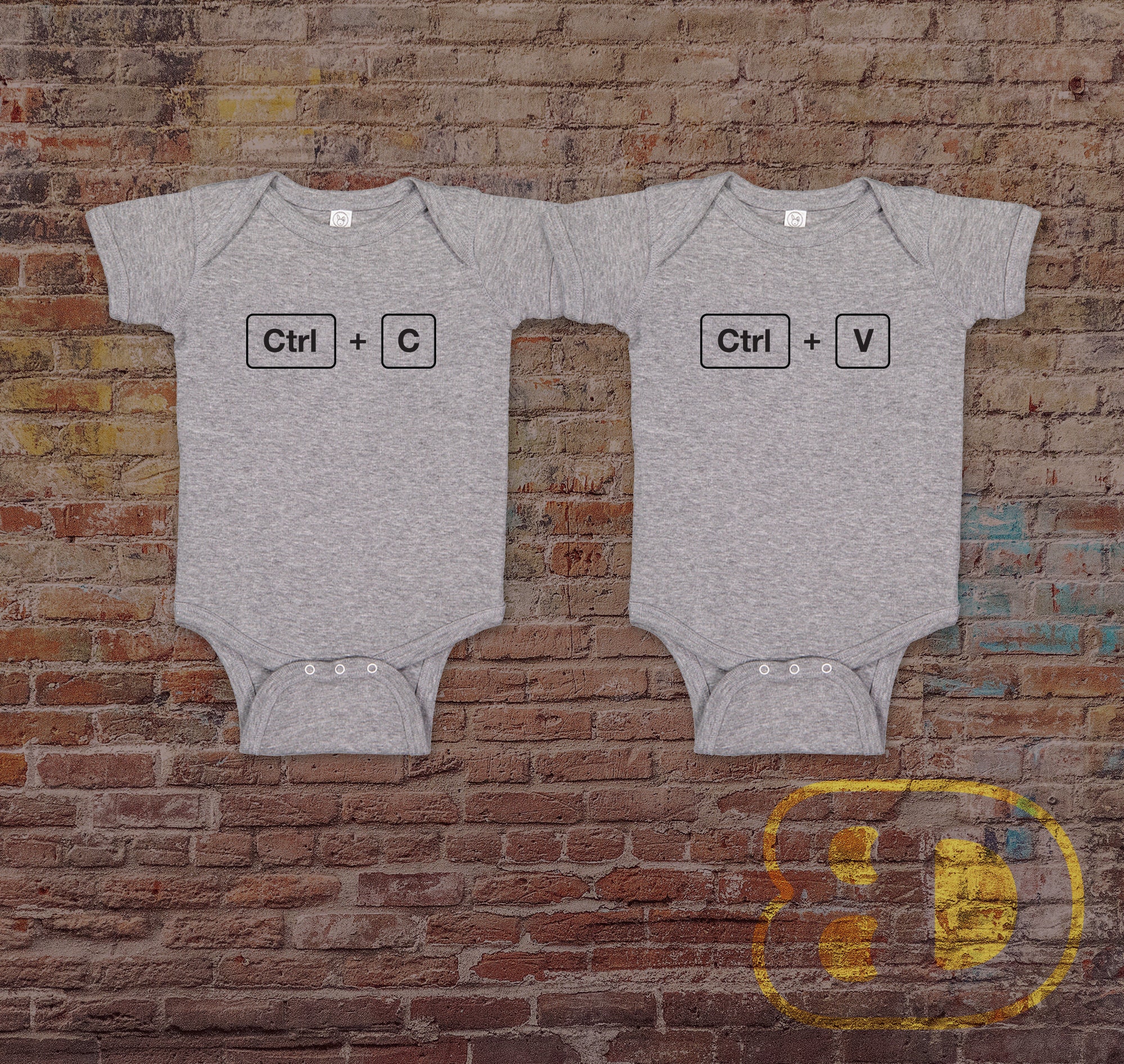 BABY GRAPHIC ONESIE Cute Baby Outfit Baby Body Suit Onesies for Twins