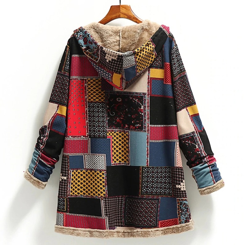 New Women Windbreake Jacket Hooded Faux Fur y Long Fur Winter Coat Women Loose V Neck OverCoat Thick Warm Plus Size 5XL Jacket