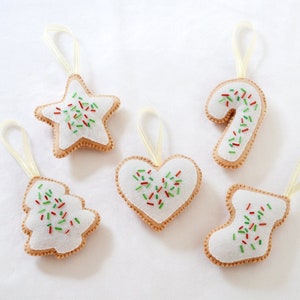 Sugar Cookie Felt Ornaments