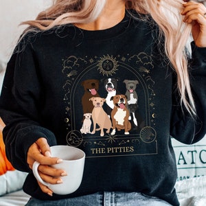 La felpa Pitty Tarot, regali Pitbull, camicia amante Pitbull, regalo per la festa della mamma, felpa amante Pitbull, felpa per cani, maglione Pitbull