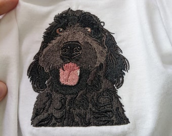 Embroidered Black Goldendoodle T-Shirt, Golden doodle Gifts, Goldendoodle Mom Gift, Doodle Mama Sweatshirt, Cockapoo T-Shirt, Gift for Women