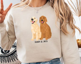 Golden Retriever Comfort Colors Sweatshirt: Dog Mom T-Shirt