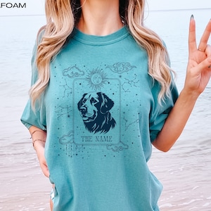 Tarot Golden retrievers shirt, comfort kleuren shirt, moeder golden retriever cadeau, moederdagcadeau, beste vriend verjaardagscadeau, zomertrend