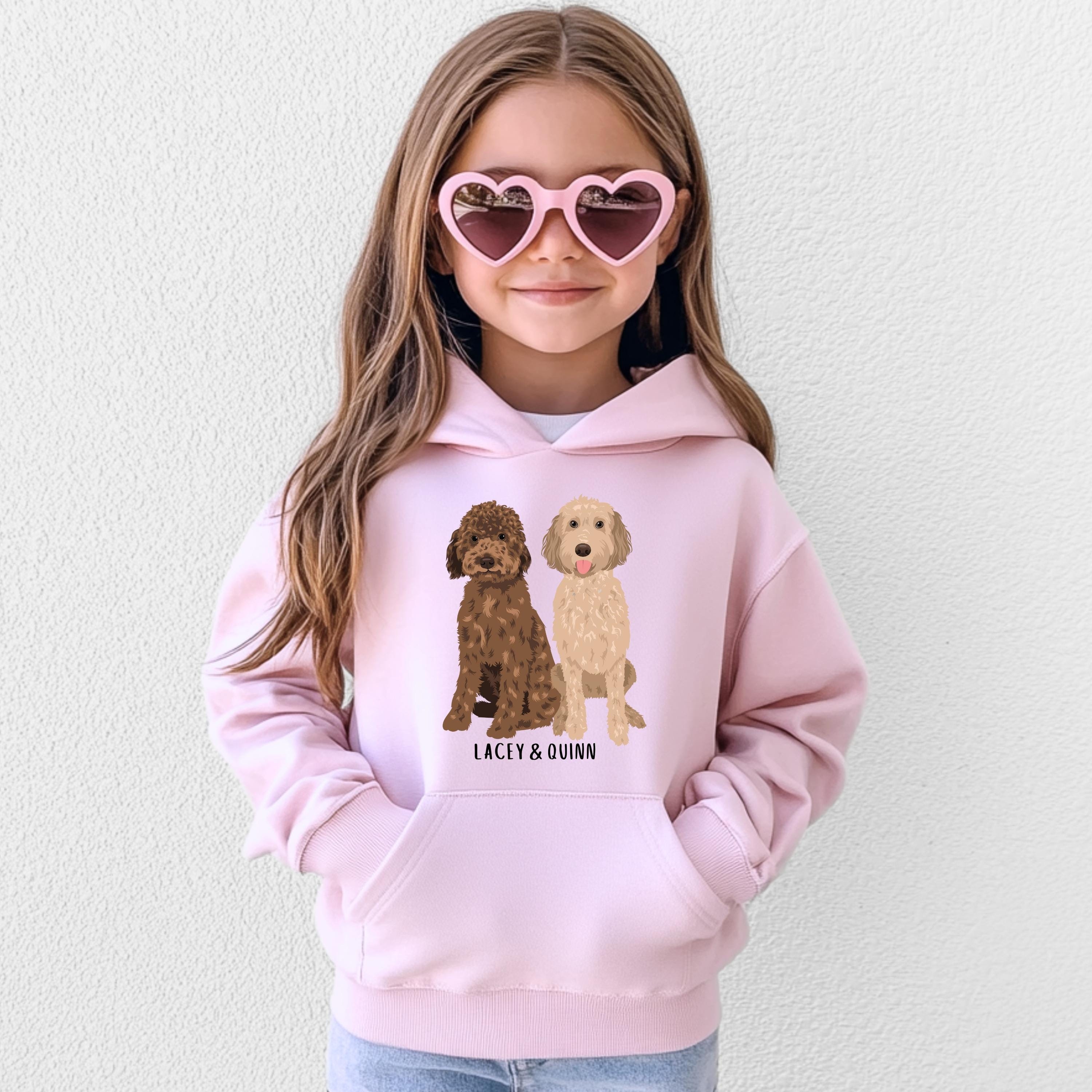 Personalized Golden Doodle Youth Hoodie: Dog Lover Gift