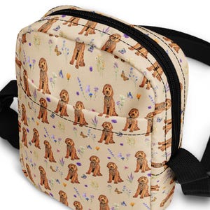 Cottagecore Golden Doodle Crossbody Bag, Umhängetasche, Doodle Geschenk, Reißverschlusstasche, Tochter Geschenk für Sie, Schwester Geburtstagsgeschenk