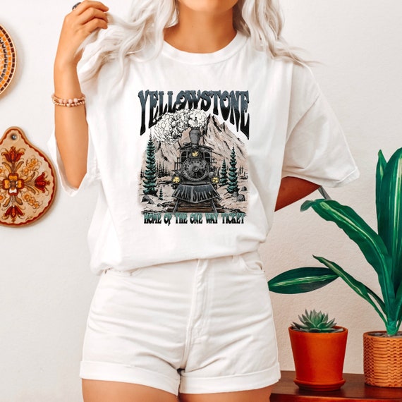 One Way Ticket To Yellowstone Tee One Way Ticket To Yellowstone Tee