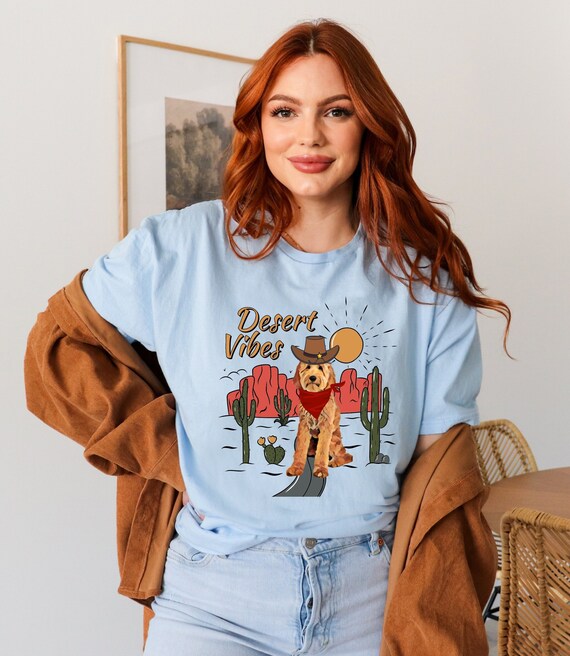 Western Goldendoodle T shirt Golden Doodle Gifts Doodle Mom Shirt Doodle Dad T shirt Cowboy Bernedoodle Retro Labradoodle Doodle Lover Etsy